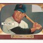 1955 Bowman baseball card #314 (B) Dale Mitchell VG (creased)