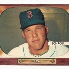 1955 Bowman baseball card #319 (B) Albert Schroll EX/NM