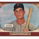 1955 Bowman baseball card #268 Roy Lee Hawes EX/NM