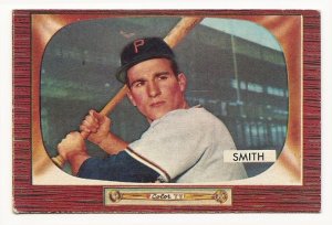 1955 Bowman baseball card #288 Dick Smith VG/EX