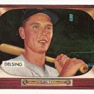 1955 Bowman baseball card #274 Jim Delsing EX/NM