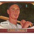 1955 Bowman baseball card #274 (C) Jim Delsing EX