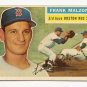 1956 Topps baseball card #304 Frank Malzone G/VG Boston Red Sox