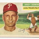 1956 Topps baseball card #296 Andy Seminick VG Philadelphia Phillies