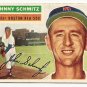 1956 Topps baseball card #298 Johnny Schmitz EX Boston Red Sox
