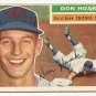 1956 Topps baseball card #335 Don Hoak VG Chicago Cubs