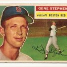1956 Topps baseball card #313 Gene Stephens VG Boston Red Sox