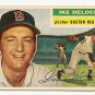 1956 Topps baseball card #284 (B) Ike DeLock VG Boston Red Sox