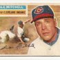 1956 Topps baseball card #268 Dale Mitchell good Cleveland Indians