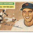 1956 Topps baseball card #271 Foster Castleman EX/NM New York Giants