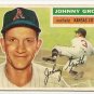 1956 Topps baseball card #279 Johnny Groth Vg Kansas Citys A's