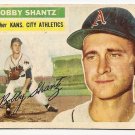 1956 Topps baseball card #261 Bobby Shantz good Kansas City A's