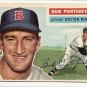 1956 Topps baseball card #248 Bob Porterfield EX- (wax marks on back) Boston Red Sox