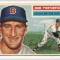 1956 Topps baseball card #248 (B) Bob Porterfield VG (wax marks on back) Boston Red Sox