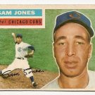 1956 Topps baseball card #259 Sam Jones VG Chicago Cubs