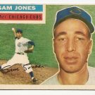 1956 Topps baseball card #259 (B) Sam Jones VG Chicago Cubs