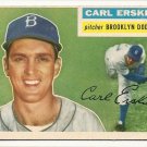 1956 Topps baseball card #233 Carl Erskine VG/EX Brooklyn Dodgers