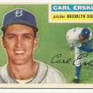 1956 Topps baseball card #233 (D) Carl Erskine NM/M Brooklyn Dodgers