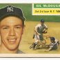 1956 Topps baseball card #225 Gil McDougald VG New York Yankees