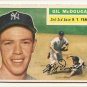 1956 Topps baseball card #225 (B) Gil McDougald VG New York Yankees