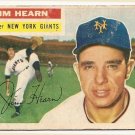 1956 Topps baseball card #202 Jim Hearn good- New York Giants