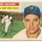 1956 Topps baseball card #202 Jim Hearn good- New York Giants