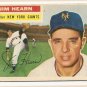 1956 Topps baseball card #202 (B) Jim Hearn G/VG New York Giants