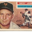 1956 Topps baseball card #205 Whitey Lockman VG/EX New York Giants