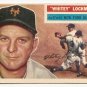 1956 Topps baseball card #205 Whitey Lockman VG/EX New York Giants