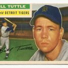 1956 Topps baseball card #203 (B) Bill Tuttle VG Detroit Tigers