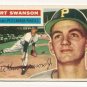 1956 Topps baseball card #204 (B) Art Swanson VG Pittsburgh Pirates