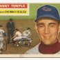 1956 Topps baseball card #212 Johnny Temple G/VG Cincinnati Reds