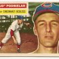 1956 Topps baseball card #224 Bud Podbielan EX/NM Cincinnati reds