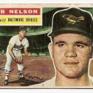 1956 Topps baseball card #169 Bob Nelson good Baltimore Orioles