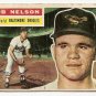 1956 Topps baseball card #169 Bob Nelson good Baltimore Orioles