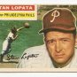 1956 Topps baseball card #183 (B) Stan Lopata VG+ Philadelphia Phillies