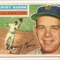 1956 Topps baseball card #155 Harvey Kuenn good (crayon marks on back) detroit Tigers