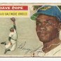 1956 Topps baseball card #154 Dave Pope P/F Baltimore orioles