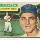 1956 Topps baseball card #137 Al Silvera F/G Cincinnati Reds