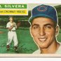 1956 Topps baseball card #137 (B) Al Silvera VG Cincinnati Reds