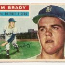 1956 Topps baseball card #126 (B) Jim Brady good (crayon marks on back) Detroit Tigers