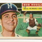 1956 Topps baseball card #131 Bob Roselli good (ink marks) Milwaukee Braves