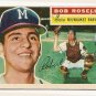 1956 Topps baseball card #131 Bob Roselli good (ink marks) Milwaukee Braves