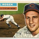 1956 Topps baseball card #35 Al Rosen Nm Cleveland Indians