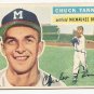 1956 Topps baseball card #69 Chuck Tanner G/VG Milwaukee Braves
