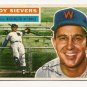 1956 Topps baseball card #75 Roy Sievers VG Washington Nationals