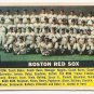 1956 Topps baseball card #111 Boston Red Sox team EX