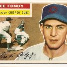 1956 Topps baseball card #112 Dee Fondy EX Chicago Cubs