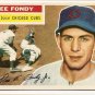 1956 Topps baseball card #112 Dee Fondy EX Chicago Cubs