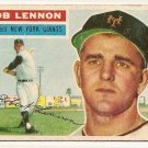 1956 Topps baseball card #104 (B) Bob Lennon good (crayon marks on back) New York Giants